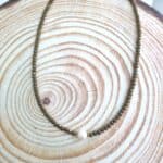 Κολιέ με κρύσταλλα και μαργαριτάρι - Image 2