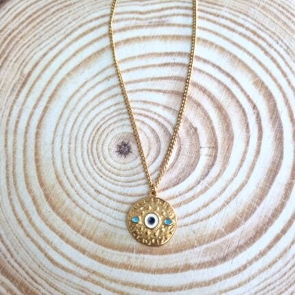 Κολιέ με στρόγγυλο μάτι