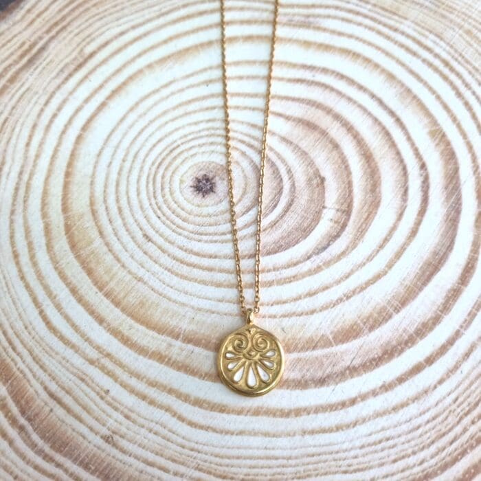 Κ107 Κολιέ με στρόγγυλο στοιχείο - Image 1