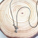 Μακρύ κολιέ με ατσάλινο μονόγραμμα Ι - Image 2