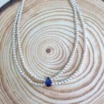 Κολιέ με πέρλες και στρας - Image 2