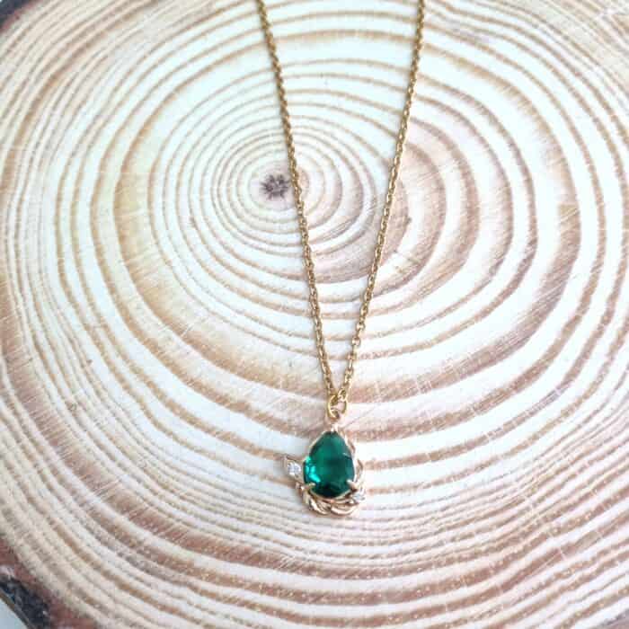 Κολιέ με κρύσταλλο δάκρυ - Image 4