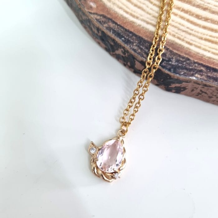 Κολιέ με κρύσταλλο δάκρυ - Image 3