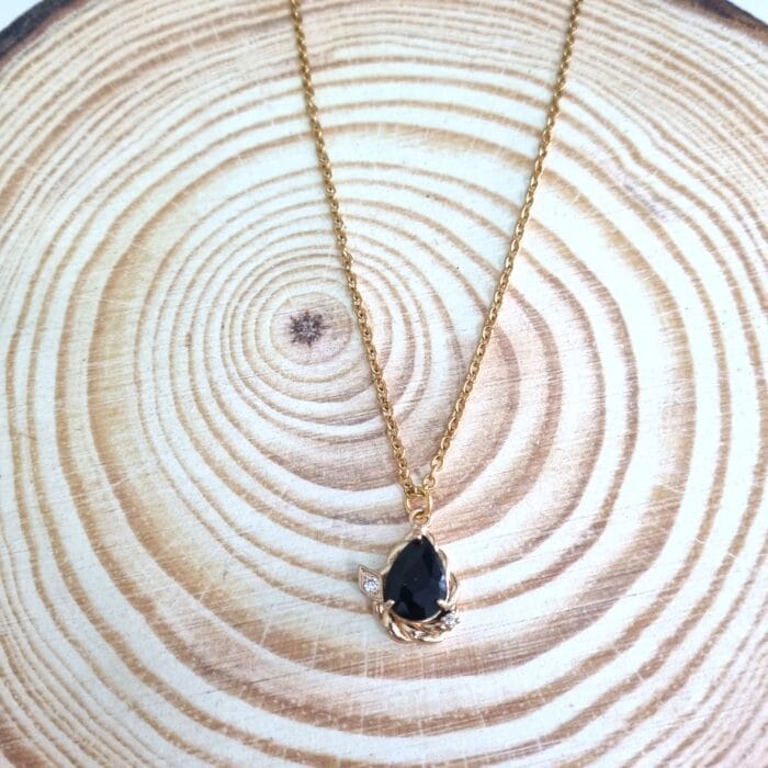 Κολιέ με κρύσταλλο δάκρυ - Image 2