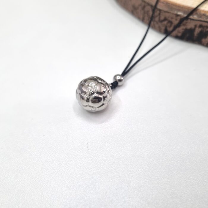 Ατσάλινο κολιέ με μπάλα - Image 2