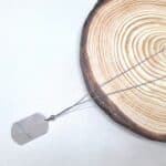 Ατσάλινο κολιέ με ταυτότητα - Image 2