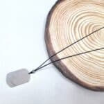 Ατσάλινο κολιέ με ταυτότητα