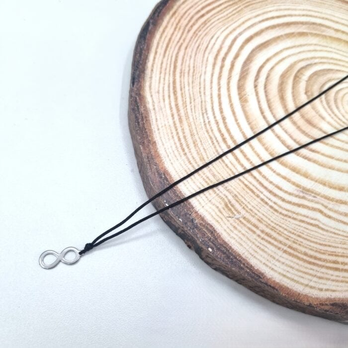 Ατσάλινο κολιέ με άπειρο - Image 3