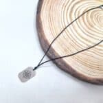 Ατσάλινο κολιέ ταυτότητα με πυξίδα