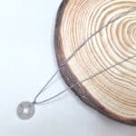 Ατσάλινο κολιέ με πυξίδα