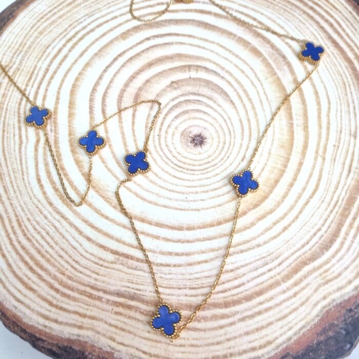 Ατσάλινο μακρύ κολιέ με σταυρούς - Image 2