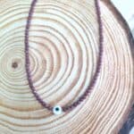 Κολιέ με μάτι και κρύσταλλα