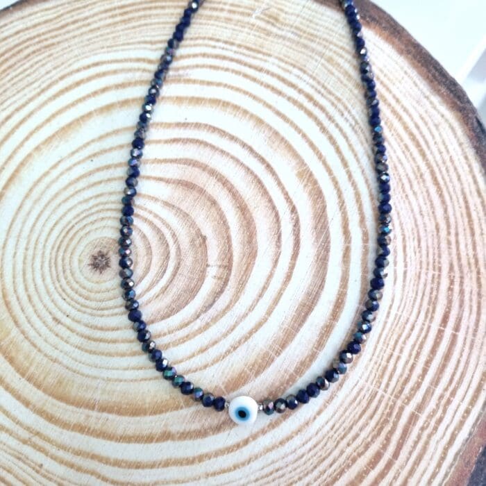 Κολιέ με μάτι και κρύσταλλα - Image 3