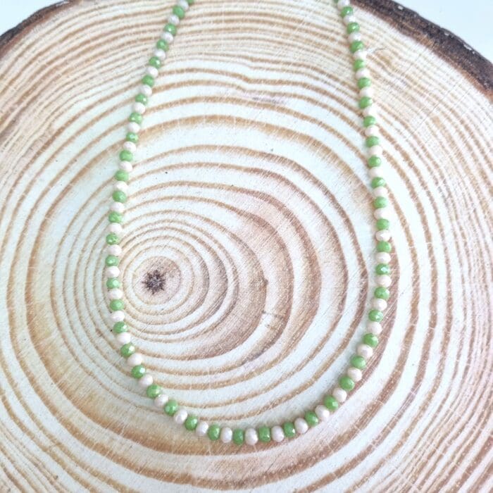 Κολιέ με δίχρωμα κρύσταλλα - Image 5