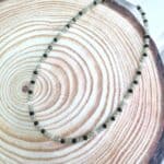 Κολιέ με δίχρωμα κρύσταλλα