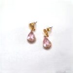 Κρεμαστά σκουλαρίκια σταγόνες με κρύσταλλα - Image 3