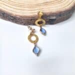 Κρεμαστά σκουλαρίκια με κρύσταλλα ρόμβος - Image 12