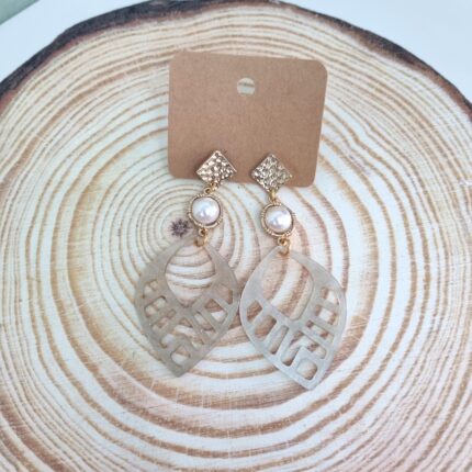 Κρεμαστά στουλαρίκια γαλάζιες σταγόνες με γκλίτερ