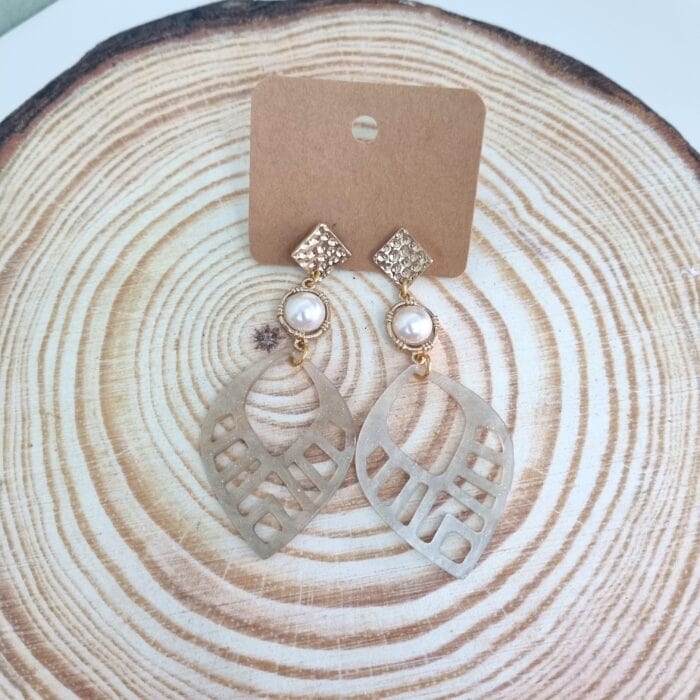 Σ12 Κρεμαστά στουλαρίκια γαλάζιες σταγόνες με γκλίτερ - Image 1