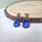 Κρεμαστά σκουλαρίκια με κρύσταλλα - Image 2