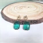 Κρεμαστά σκουλαρίκια με κρύσταλλα