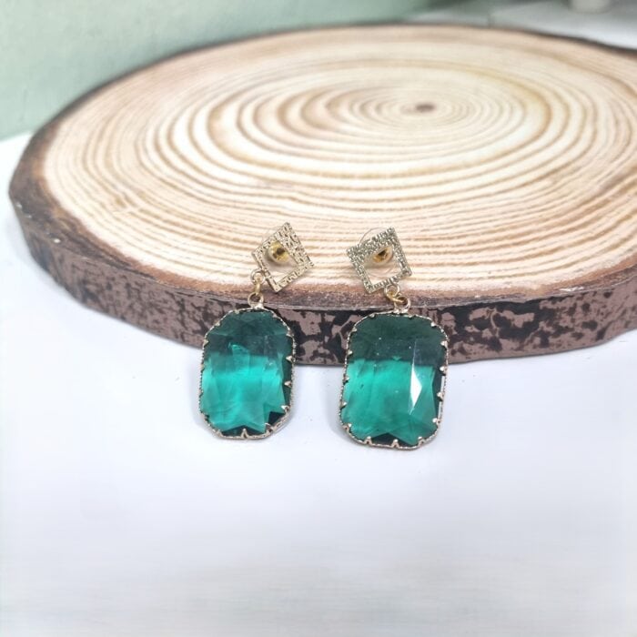 Σ147 Κρεμαστά σκουλαρίκια με κρύσταλλα - Image 1