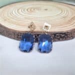 Κρεμαστά σκουλαρίκια με κρύσταλλα - Image 2