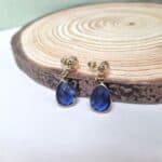 Κρεμαστά σκουλαρίκια με κρύσταλλα