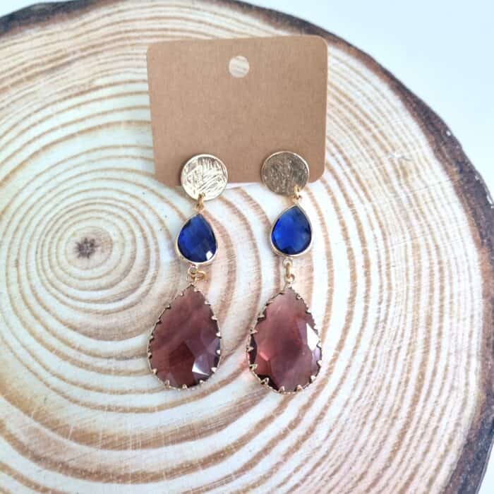 Σ28 Κρεμαστά σκουλαρίκια μεγάλη σταγόνα - Image 1