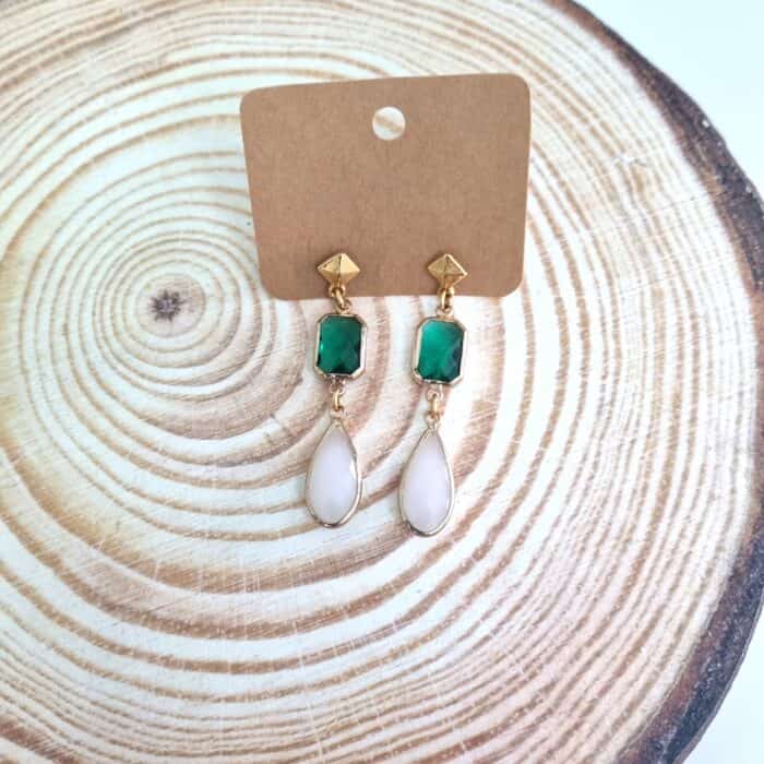 Σ33 Κρεμαστά σκουλαρίκια με κρύσταλλα - Image 1