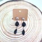 Κρεμαστά σκουλαρίκια με κρύσταλλα - Image 4