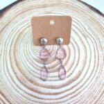 Κρεμαστά σκουλαρίκια με κρύσταλλα - Image 2