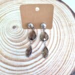 Κρεμαστά σκουλαρίκια με κρύσταλλα