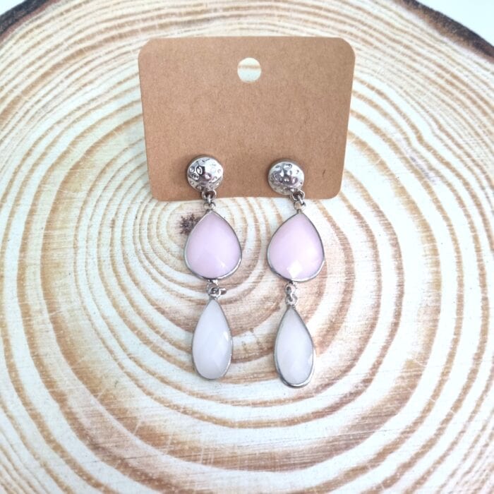 Κρεμαστά σκουλαρίκια με κρύσταλλα - Image 3