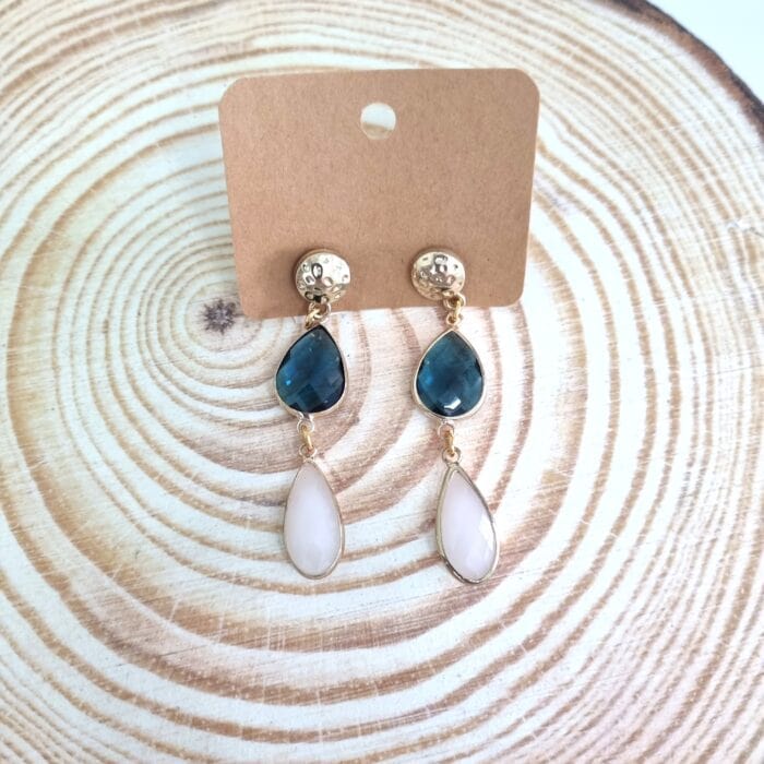 Σ47 Κρεμαστά σκουλαρίκια με κρύσταλλα - Image 1