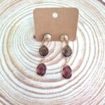 Κρεμαστά σκουλαρίκια με κρύσταλλα