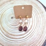 Κρεμαστά σκουλαρίκια με κρύσταλλα - Image 2