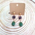 Κρεμαστά σκουλαρίκια με κρύσταλλα - Image 6