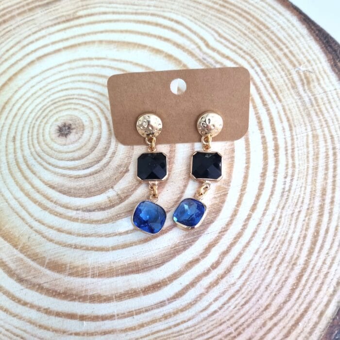 Κρεμαστά σκουλαρίκια με κρύσταλλα - Image 7