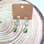 Κρεμαστά σκουλαρίκια με κρύσταλλα - Image 5