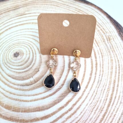 Κρεμαστά σκουλαρίκια με κρύσταλλα