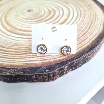 Καρφωτά σκουλαρίκια με κρύσταλλα