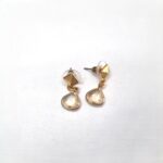 Μικρά κρεμαστά σκουλαρίκια σταγόνες με κρύσταλλα - Image 2