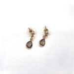 Μικρά κρεμαστά σκουλαρίκια σταγόνες με κρύσταλλα