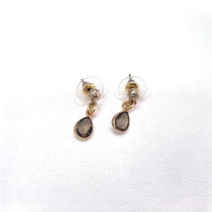 Μικρά κρεμαστά σκουλαρίκια σταγόνες με κρύσταλλα