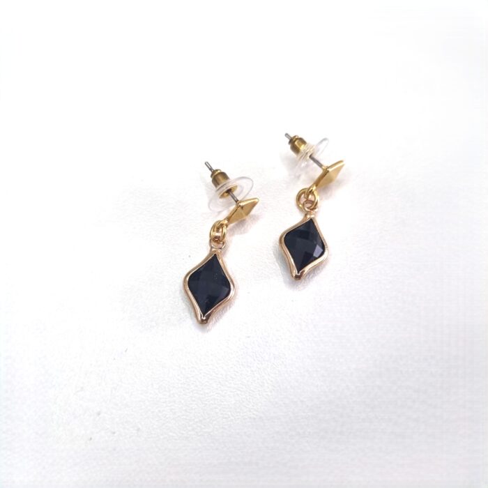 Μικρά κρεμαστά σκουλαρίκια με κρύσταλλα - Image 5