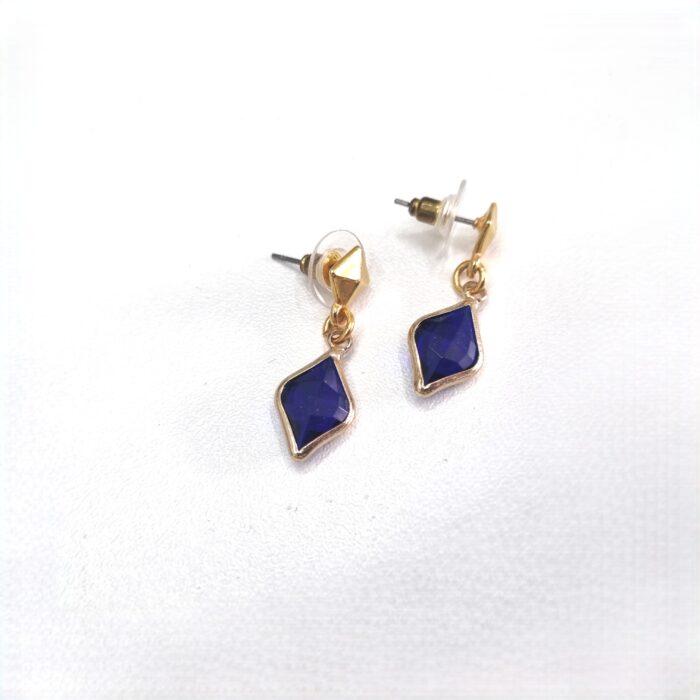 Μικρά κρεμαστά σκουλαρίκια με κρύσταλλα - Image 1