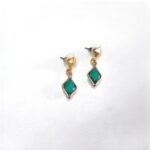 Μικρά κρεμαστά σκουλαρίκια με κρύσταλλα - Image 3