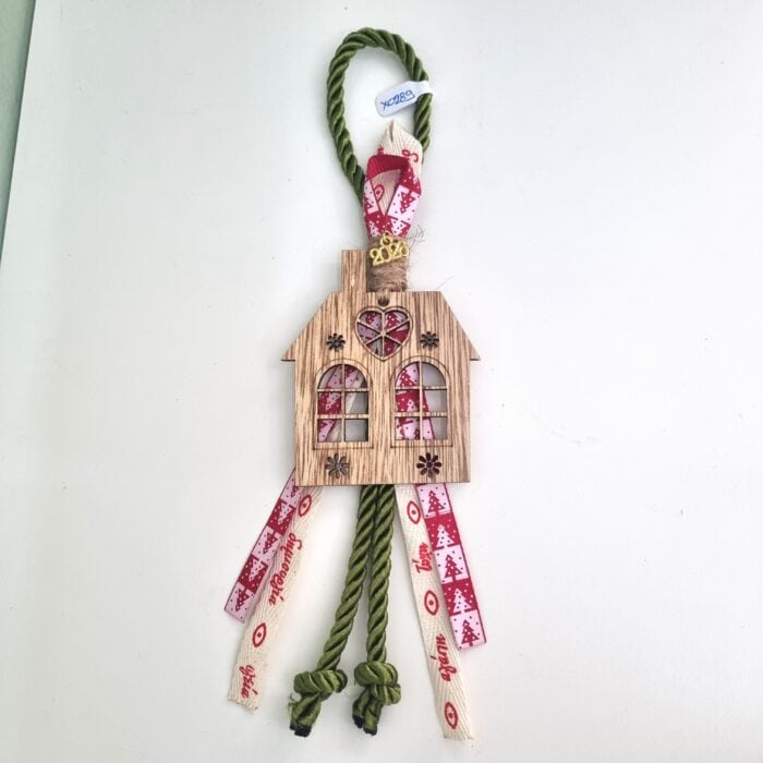 151 Κρεμαστό Γούρι 2026 - Σπίτι με λαδί κορδόνι - Image 1