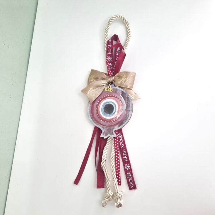 Κρεμαστό Γούρι 2026 - Ρόδι με μάτι - Image 1